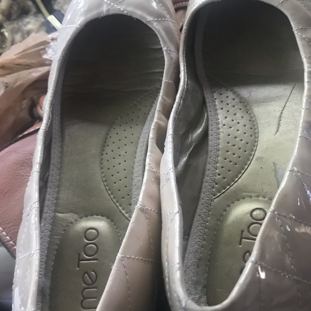 Blush color quilted flats - Picture 2 of 3